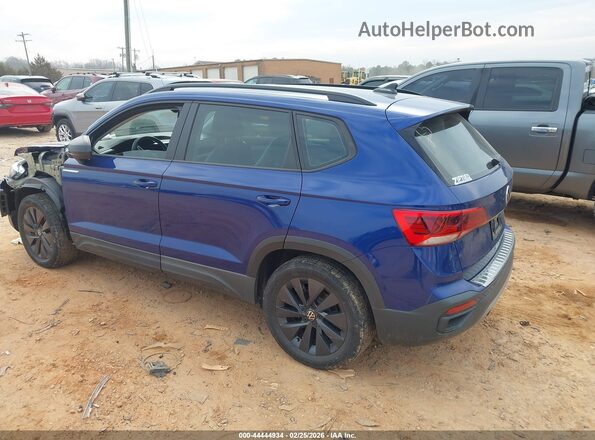 3VVMX7B27NM024080 2022 VOLKSWAGEN TAOS Blue Rear left