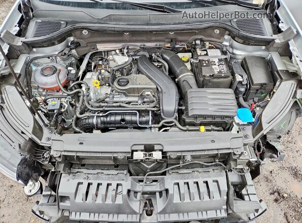 3VVSC7B20SM034996 2025 VOLKSWAGEN TAOS Silver Widok komory silnika