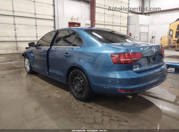 3VW2B7AJ1HM256088 2017 VOLKSWAGEN JETTA Blue Հետևի ձախ