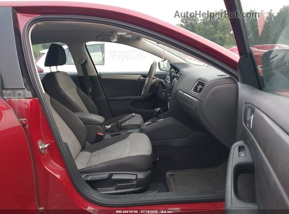 3VW2B7AJ9JM206951 2018 VOLKSWAGEN JETTA Red Widok wnętrza z przodu