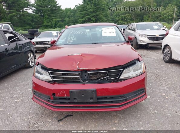 3VW2B7AJ9JM206951 2018 VOLKSWAGEN JETTA Red Widok zestawu wskaźników