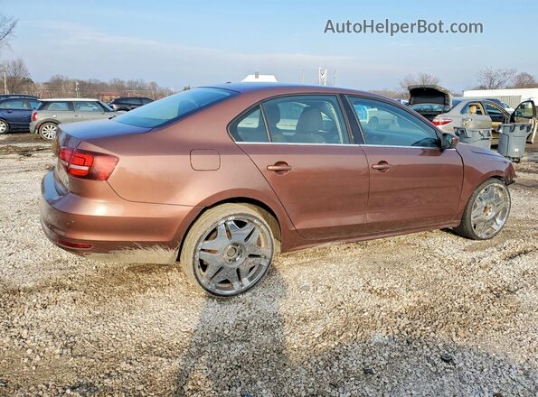3VW2B7AJXHM409230 2017 VOLKSWAGEN JETTA Brown 
