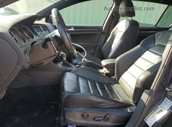 3VW447AU8HM014248 2017 VOLKSWAGEN GTI Blue Вид салону спереду
