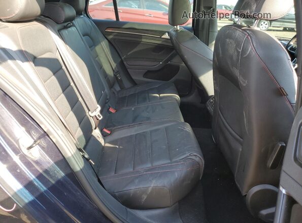 3VW447AU8HM014248 2017 VOLKSWAGEN GTI Blue Вид задніх сидінь