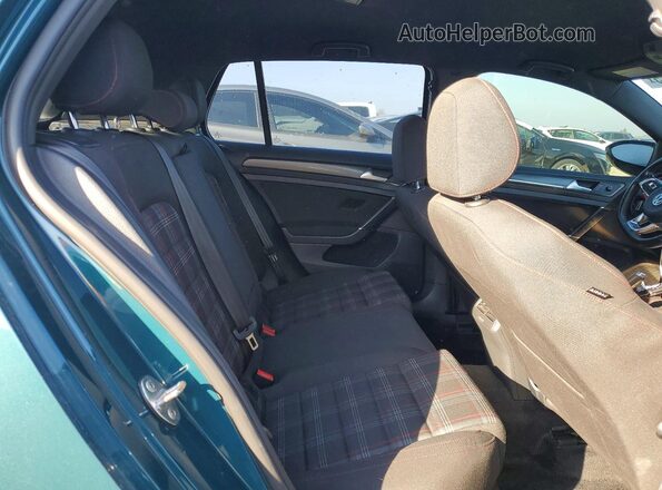 3VW447AU9JM294221 2018 VOLKSWAGEN GTI Зеленый Вид задних сидений