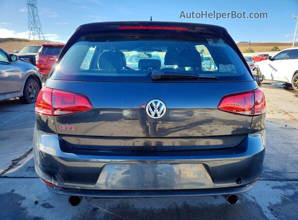 3VW547AU0HM010800 2017 VOLKSWAGEN GTI Black 