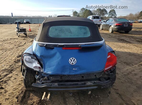 3VW5DAAT7JM515274 2018 VOLKSWAGEN BEETLE Синий Вид сзади