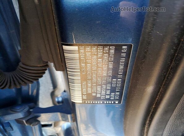 3VW5DAAT7JM515274 2018 VOLKSWAGEN BEETLE Синий Вид наклейки с VIN-кодом