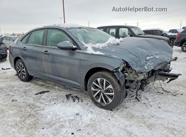 3VW5M7BU6RM078454 2024 VOLKSWAGEN JETTA Gray Delantero derecho