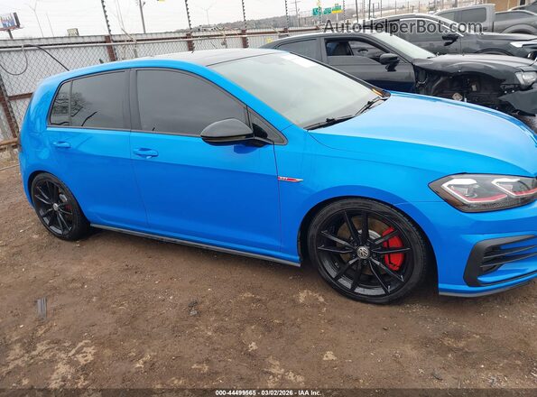 3VW6T7AU8MM006348 2021 VOLKSWAGEN GOLF Blue 