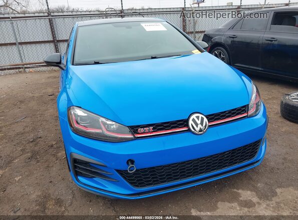 3VW6T7AU8MM006348 2021 VOLKSWAGEN GOLF Blue 