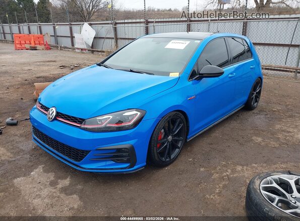 3VW6T7AU8MM006348 2021 VOLKSWAGEN GOLF Blue 