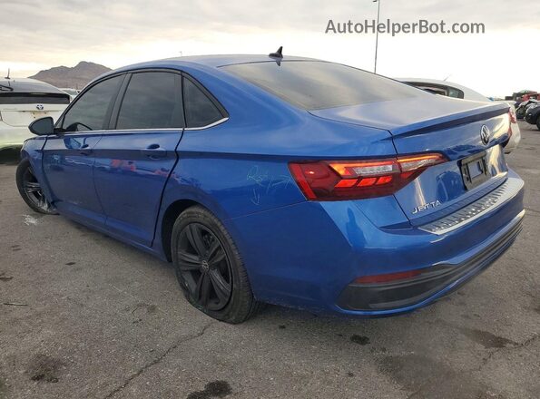3VW7M7BU1RM040686 2024 VOLKSWAGEN JETTA Blue უკანა მარცხენა