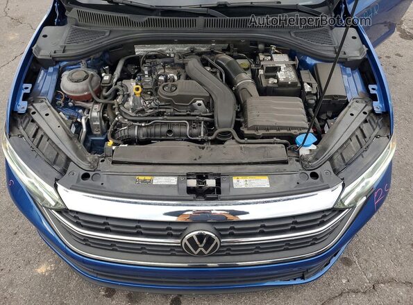 3VW7M7BU1RM040686 2024 VOLKSWAGEN JETTA Blue უკანა სალონის ხედი