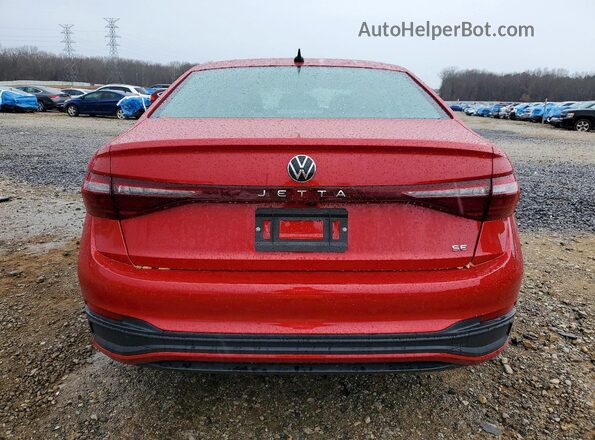 3VW7W7BUXTM011334 2026 VOLKSWAGEN JETTA Red Widok z tyłu