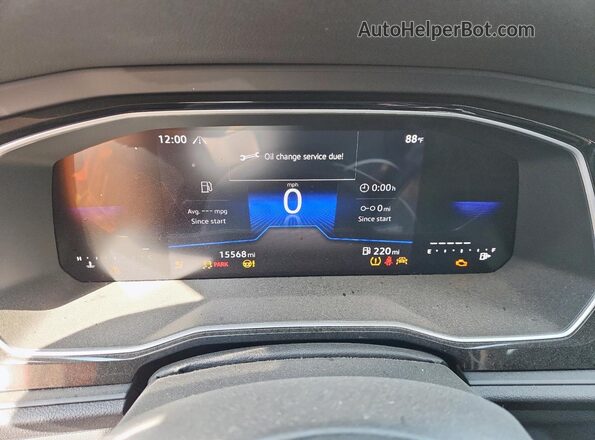 3VWAM7BU4RM088155 2024 VOLKSWAGEN JETTA Black Widok zestawu wskaźników