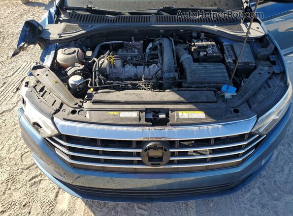3VWC57BU6MM012824 2021 VOLKSWAGEN JETTA Blue Rear interior view