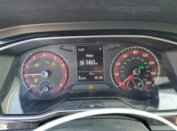 3VWC57BU6MM012824 2021 VOLKSWAGEN JETTA Blue Instrument cluster view