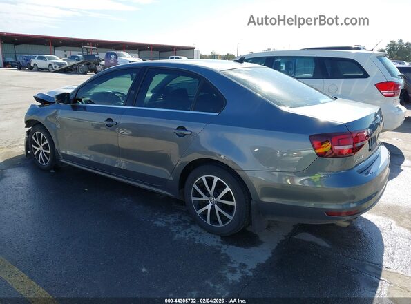 3VWDB7AJ8JM219831 2018 VOLKSWAGEN JETTA Серый Задняя левая четверть