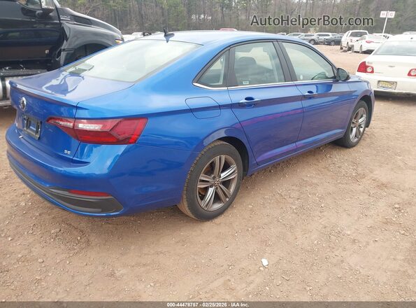 3VWEM7BU3RM048649 2024 VOLKSWAGEN JETTA Синий Задняя правая четверть