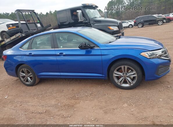 3VWEM7BU3RM048649 2024 VOLKSWAGEN JETTA Синий Вид задней части салона