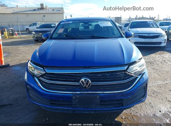 3VWEM7BU5RM048667 2024 VOLKSWAGEN JETTA Blue Instrument cluster view