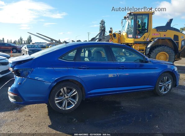 3VWEM7BU5RM048667 2024 VOLKSWAGEN JETTA Blue Rear interior view