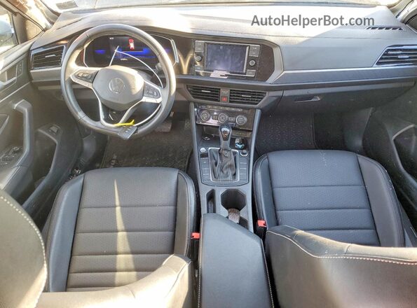 3VWEM7BU9NM020459 2022 VOLKSWAGEN JETTA White Առջևի վահանակի տեսք