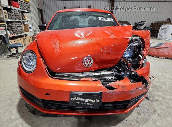 3VWF17AT2GM632012 2016 VOLKSWAGEN BEETLE Orange Вид спереду