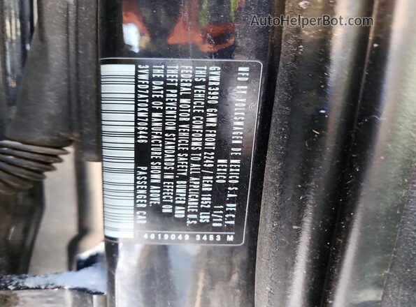 3VWFD7AT0KM706446 2019 VOLKSWAGEN BEETLE Black 