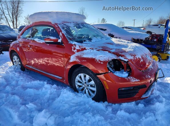 3VWFD7AT3KM719501 2019 VOLKSWAGEN BEETLE Orange Передня права чверть