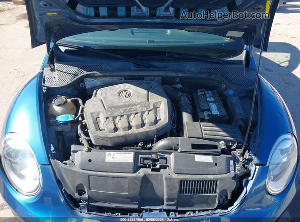 3VWFD7AT4JM709722 2018 VOLKSWAGEN BEETLE Blue Հետևի տեսք