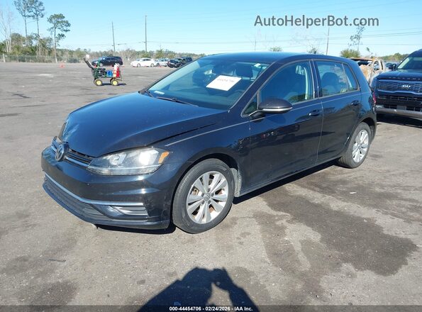 3VWG57AU4MM006345 2021 VOLKSWAGEN GOLF Черный Передняя левая четверть