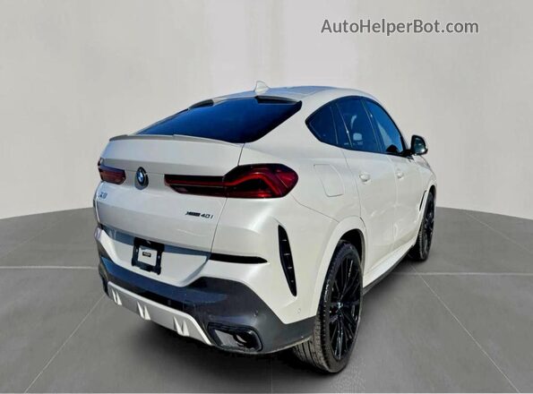 5UXCY6C01M9F28752 2021 BMW X6 White წინა მარჯვენა