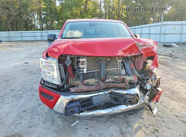 1N6AA1EFXNN105883 2022 NISSAN TITAN Red Հետևի տեսք
