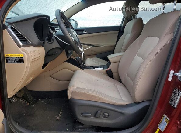 KM8J3CA25GU196254 2016 HYUNDAI TUCSON Red 