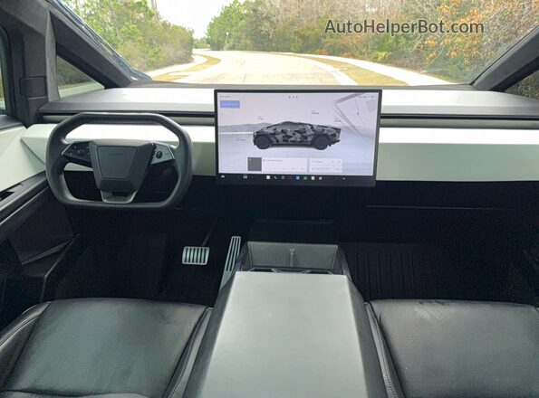 7G2CEHED6RA005124 2024 TESLA CYBERTRUCK Black Հետևի նստատեղերի տեսք