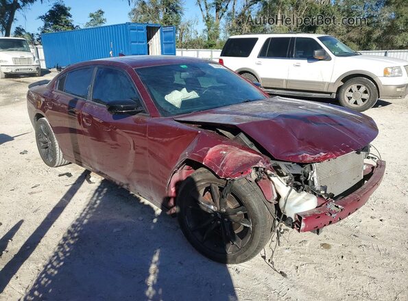 2C3CDXHG8JH187081 2018 DODGE CHARGER Maroon 