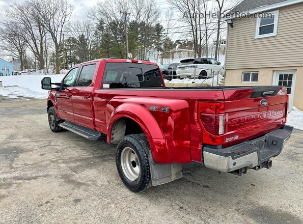 1FT8W3DT2NEC57260 2022 FORD F350 Red Задня права чверть