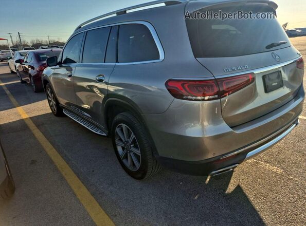 4JGFF5KE5MA303804 2021 MERCEDES-BENZ GLS Серый Передняя правая четверть