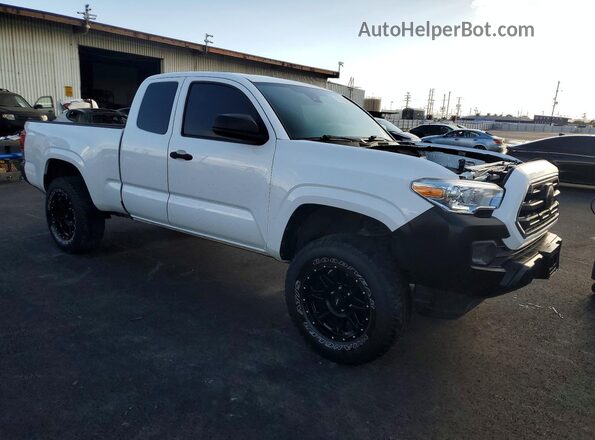 5TFRX5GN0KX139640 2019 TOYOTA TACOMA White Դիմացի տեսք