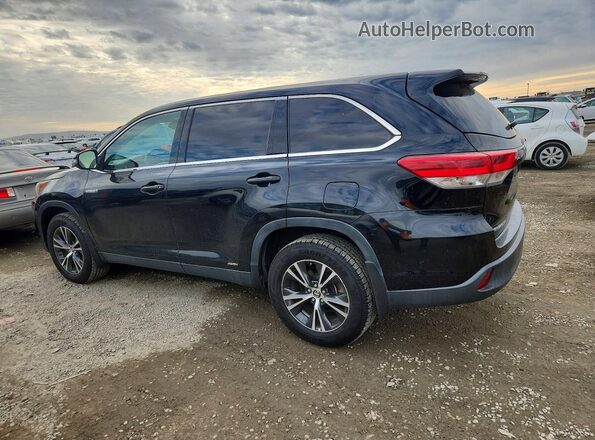 5TDBGRFH6KS075727 2019 TOYOTA HIGHLANDER HYBRID Черный 
