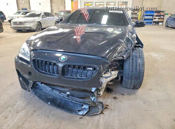 WBS6E9C54GGF92636 2016 BMW M6 Black Вид ззаду