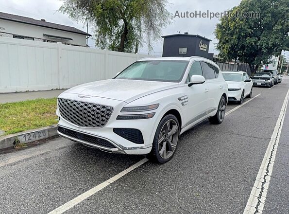 KMUHEESCXSU269592 2025 GENESIS GV80 White 