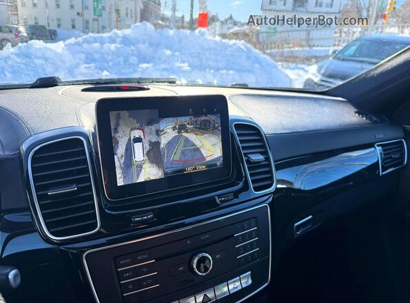 4JGDF6EE9KB220795 2019 MERCEDES-BENZ GLS White Dashboard view