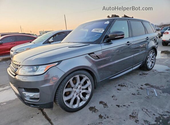 SALWR2FV9HA143817 2017 LAND ROVER RANGE Gray Trasero izquierdo
