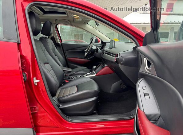 JM1DKBC78G0105203 2016 MAZDA CX-3 Red Widok z tyłu