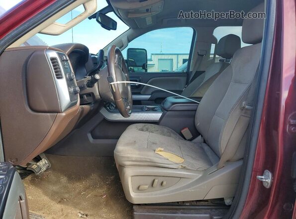 1GC1KVE83GF264816 2016 CHEVROLET SILVERADO Red Vista del salpicadero