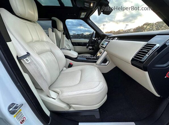 SALGS5RE8KA525544 2019 LAND ROVER RANGE ROVER White Вид спереду