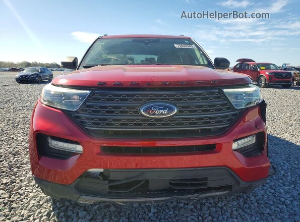 1FMSK7DH1MGA37787 2021 FORD FORD EXPLORER Red უკანა ხედი